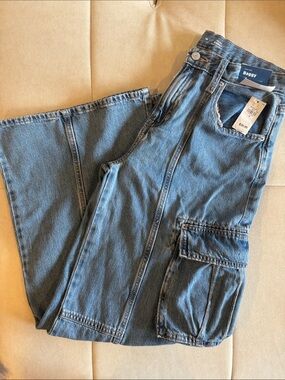 ‼️ NWT ‼️ Old Navy Baggy Blue Cargo Jeans for Kids
